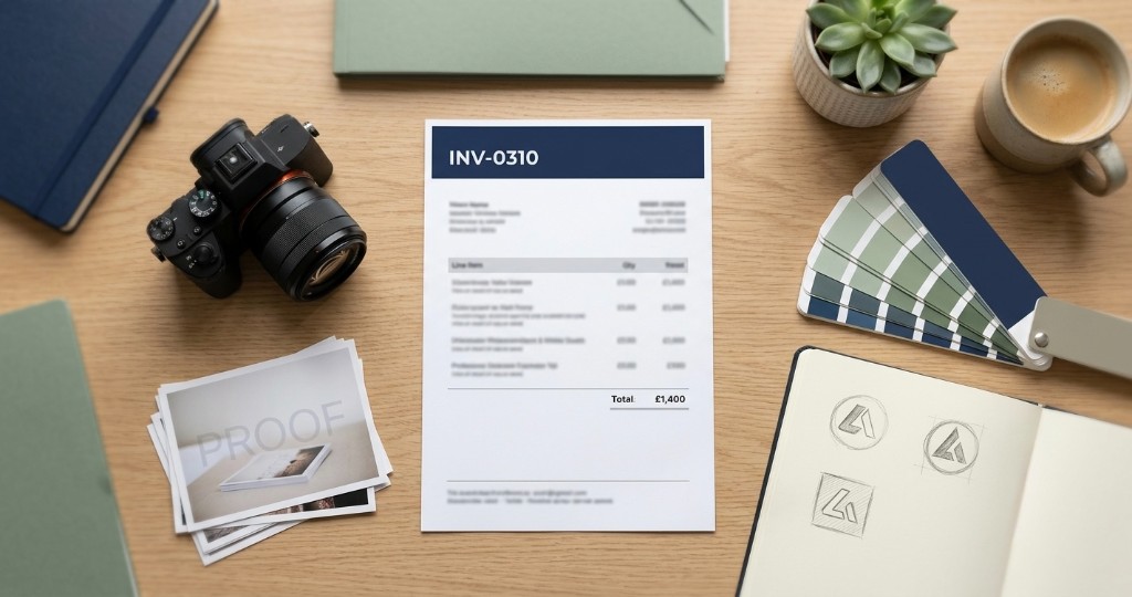 How to invoice as a freelance designer or photographer
