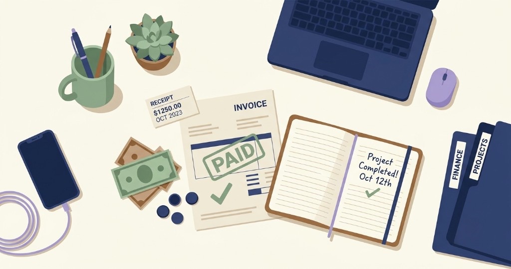 How to record a payment on an invoice