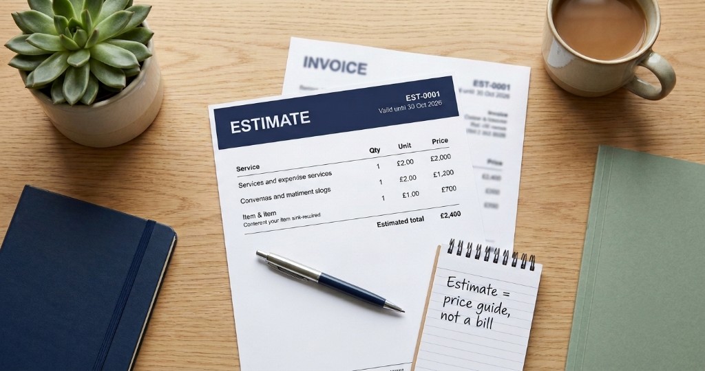 What is an estimate? Definition, estimate vs quote, and key parts